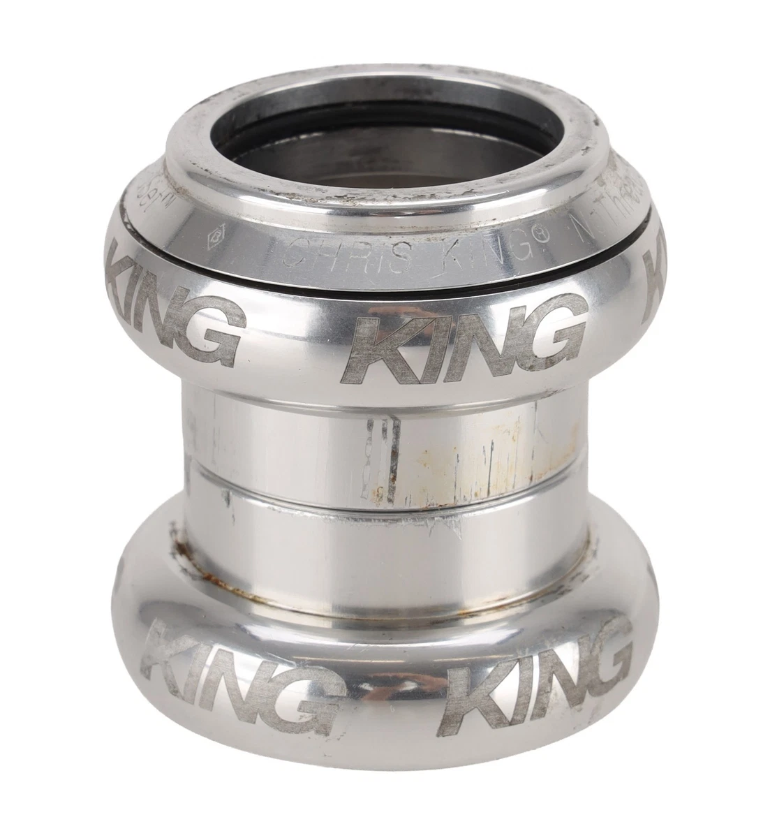 Chris King Silver 1 1/8 in Steerer Tube Diameter Bicycle Headsets