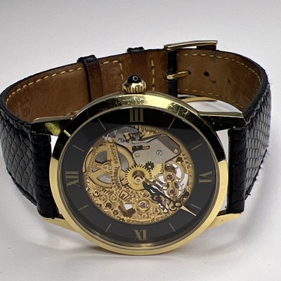 Rare Universal Geneve 1986 18K Museum Horology 30mm Skeleton Watch