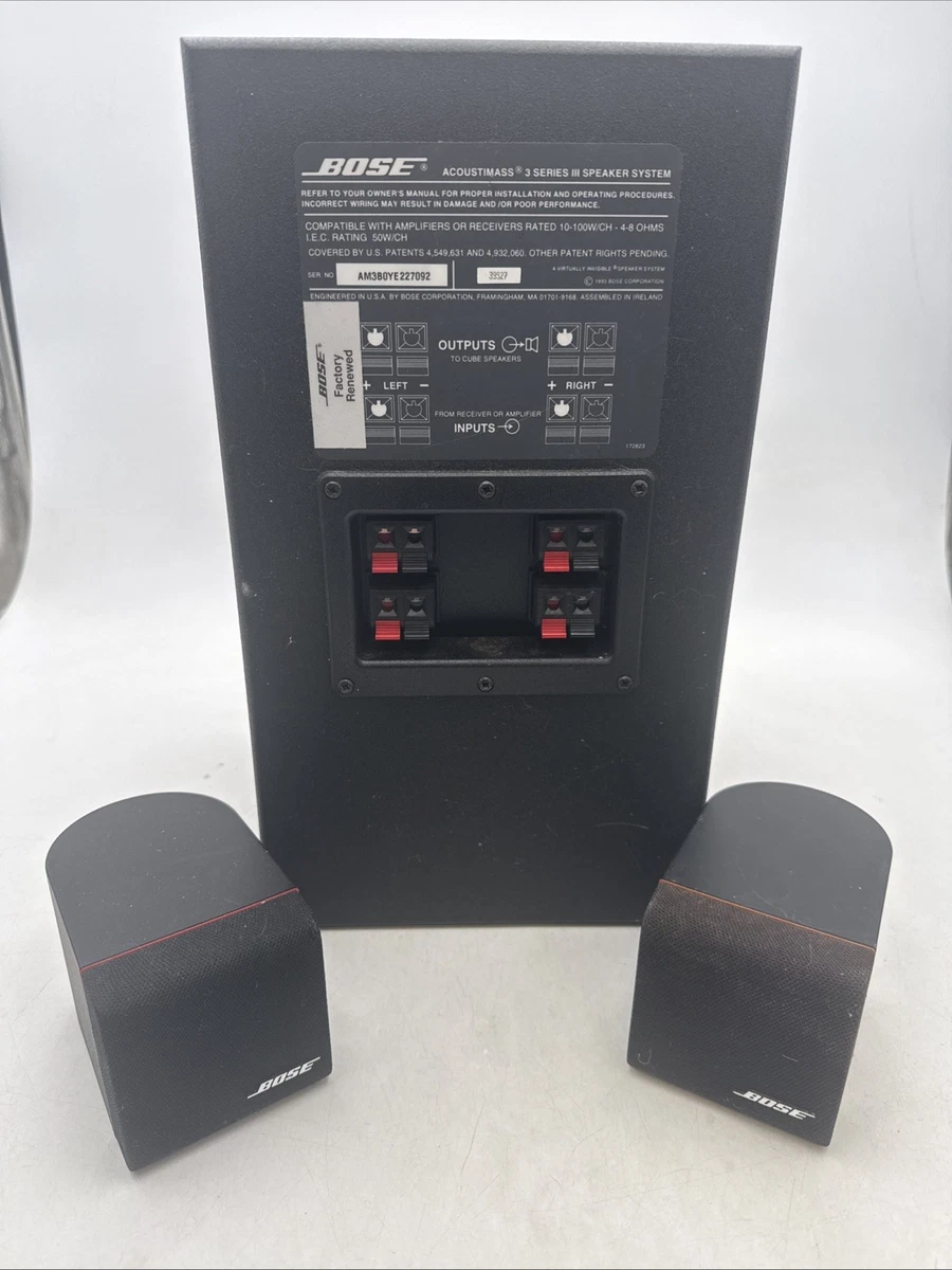 Bose Acoustimass 3 Series Iii for sale | eBay