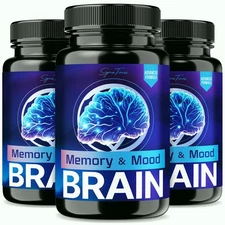 Memory and Mood Brain - Brain Double Clean Neuropatia Formula - 3 Pack