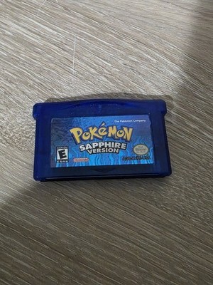 Pokemon Sapphire Version GBA [Authentic   New Battery] Gameboy Advance Cartridge