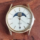 1985 Seiko Moonphase Quartz Vintage Watch Japan 7434-7009 Gold Tone Case