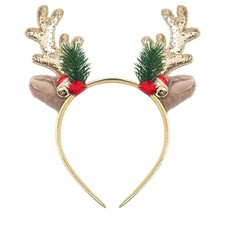 Christmas Headband for Women - Christmas Reindeer Antlers Headband Hair Hoop -