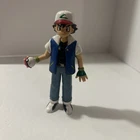 TOMY Pokemon Ash Ketchum 4.75" Figure 1998 Game Freak Vintage Trainer