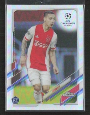 2020-21 Topps Chrome UEFA Champions League #87 Antony Refractor Ajax (M)