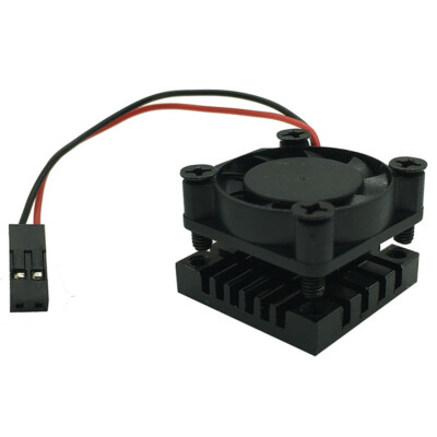 Cooler Kit For Raspberry Pi 3 B+, Cooling Fan + Aluminum Heatsink ( 25*25*16mm )