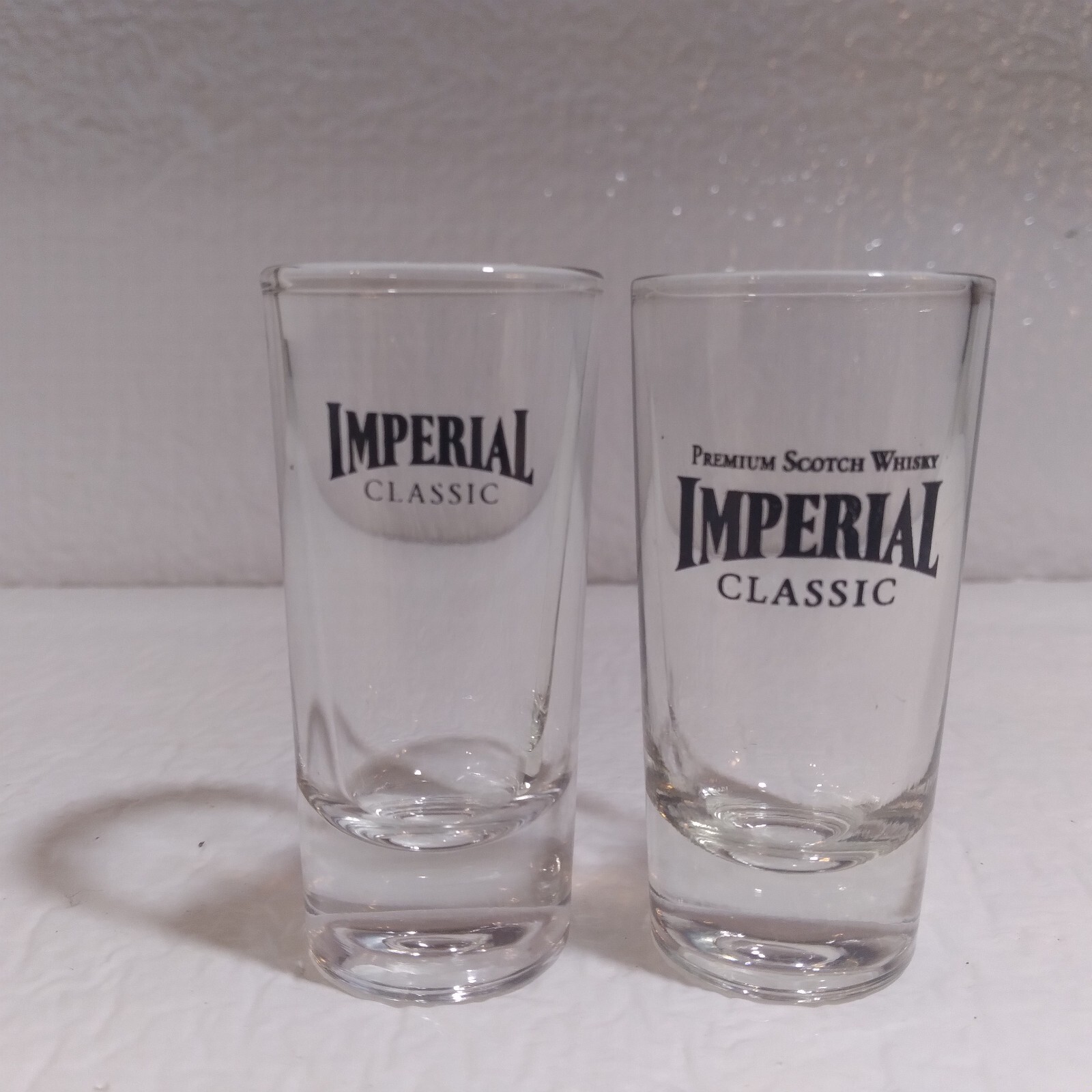 Vintage Imperial Classic Scotch Whisky Shot Glass Pair-image