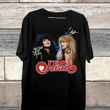 Heart Band Rock Music Tour Short Sleeve For Men Women T-Shirt