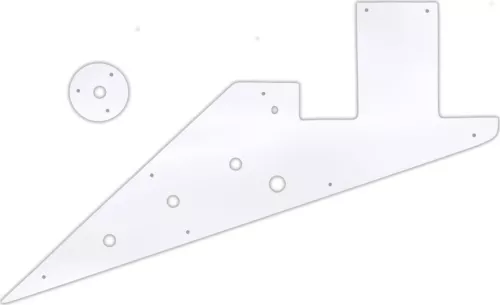 WD Custom Pickguard For Gibson 1958-1959 And 1962-1963 Flying V Korina