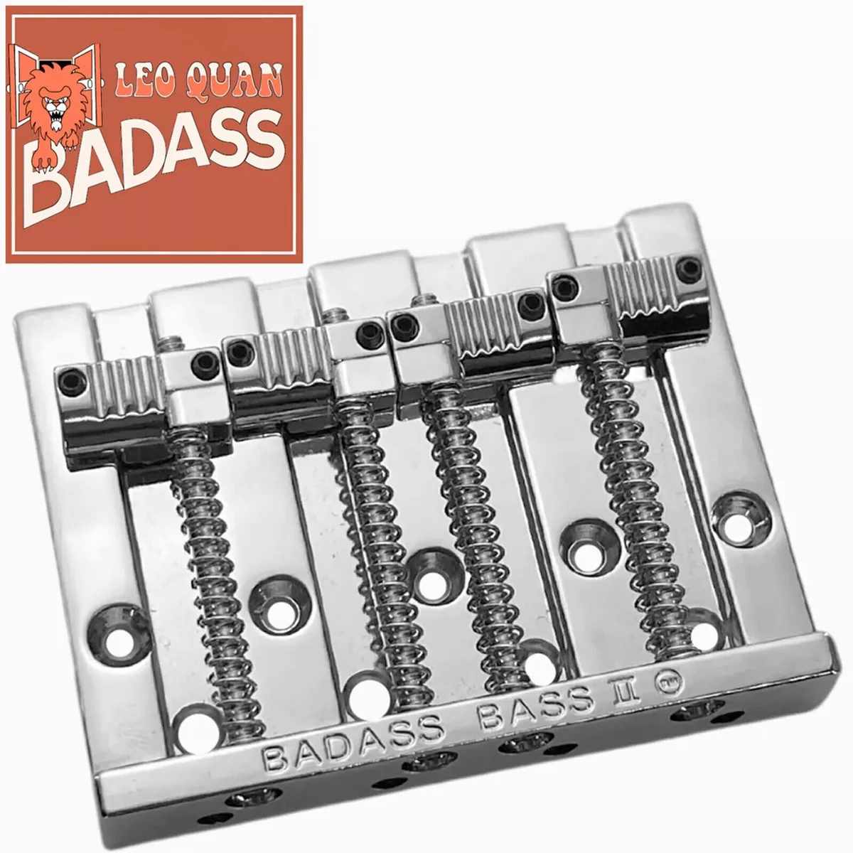 NEW Leo Quan® Badass II ™ Bass Bridge for 4-string Fender P/Jazz Bass® -  CHROME