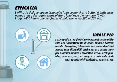 Lampada Germicida Uvc Con Telecomando - Foto 3 di 5
