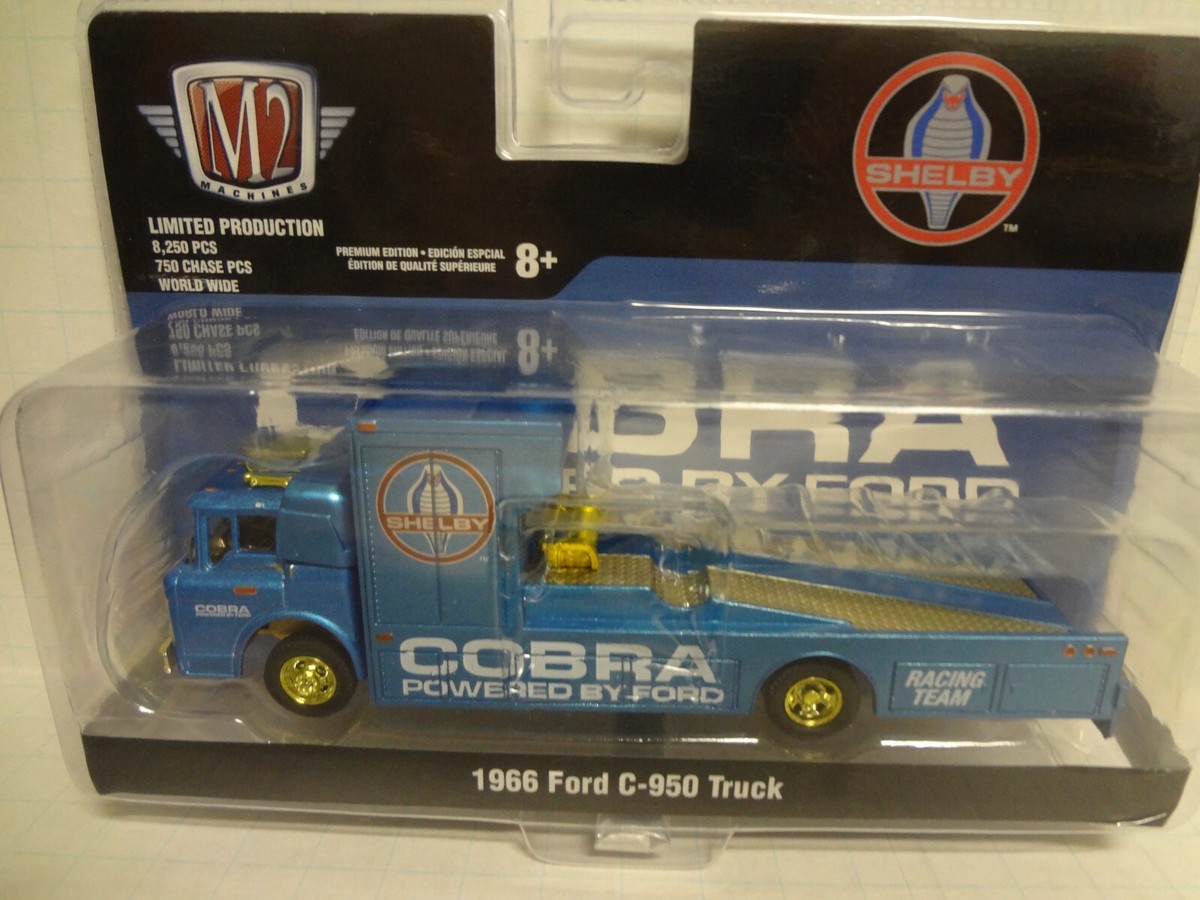 まちゃん M2 Machines CHASE 1966 Ford C-950 Truck Shelby - COBRA