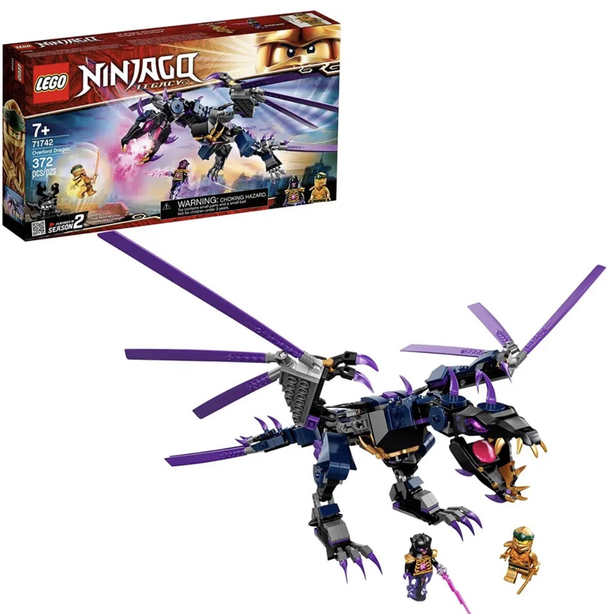 Lego 71742 Ninjago Legacy Overlord Dragon Golden Lloyd Rare New In