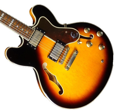 [Epiphone] Sheraton-II Pro Vintage Sunburst 2016 Gigbag für E-Gitarre 3,76 kg