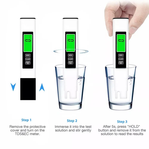 4in1 Drinking Water Tester Digital TDS PPM Meter Water Quality Purity Test Tool - Picture 13 of 14