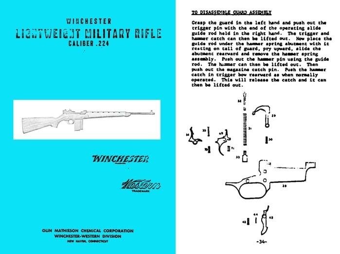 Winchester 1958 Lightweight Military Rifle in .224 Caliber