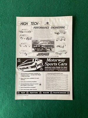 JAN SPEED HIGH TECH PERFORMANCE ENGINEERING 1/2 A4 WERBEDATEI R