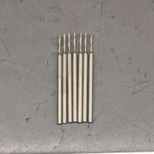 7 Kromhard .64mm Micro Drills 1.5mm Shank HSS NEW USA - 0.64mm 0.64 mm