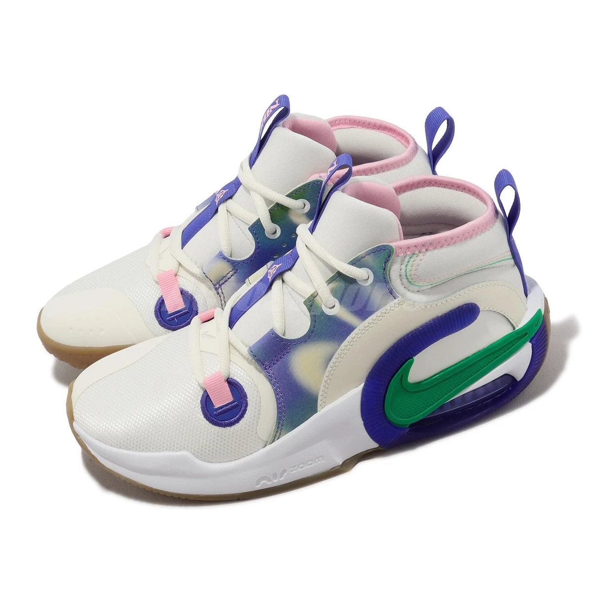 Nike Air Zoom Crossover 2 SE GS Sail Purple Kids Youth Basketball FN6675 500