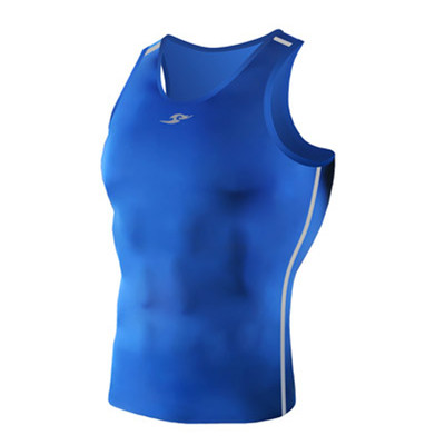 Take Five Mens Skin Tight Compression Base Layer Running Shirt S~2XL Blue 078