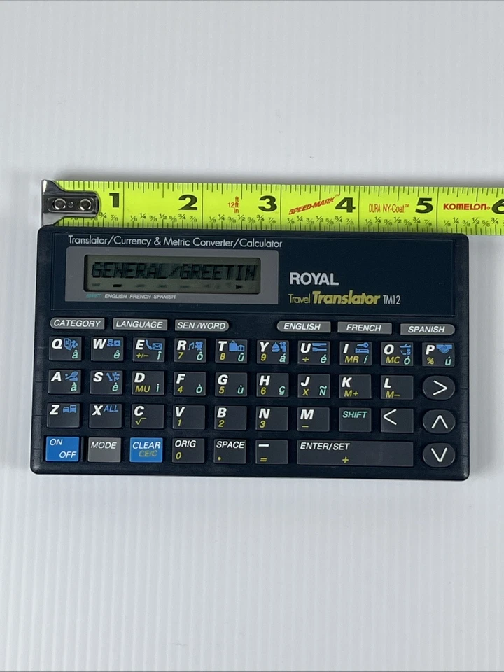 Vintage Royal Travel Translator TM12 -( Tested ) - Image 4 of 4