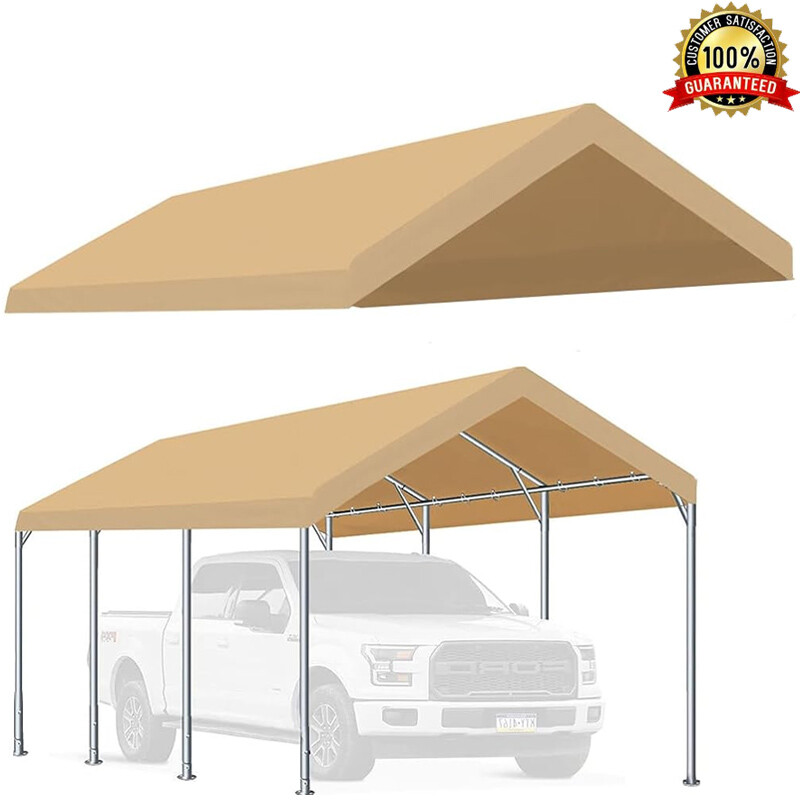 Canopy Tent Garage Top Tarp Car Shelter Waterproof 10'x20' Carport