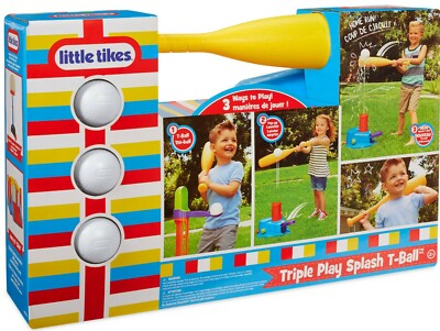 Little Tikes 3-In-1 Triple Splash T-Ball Set with 3 Balls 3 Ways To Play **New** 50743648465 | eBay