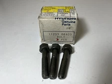 3pcs Genuine OEM Hyundai Kia 11233-08403 Bolt Accent Elantra Excel Tiburon NOS