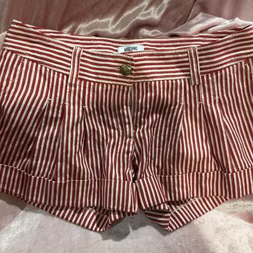 Auténticos Pantalones Cortos Moschino De Colección Talla 46/12 EE. UU. Hermosos Nunca Usados - Imagen 4 de 5