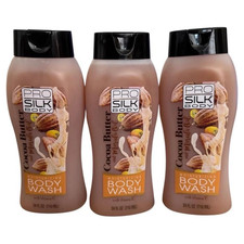 Pro Silk Body Moisturizing Cocoa Butter  Vitamin E Body Wash Liquid 24 fl oz