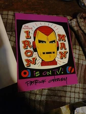 Iron Man Print Signed By Patrick Owsley Great Condition