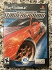 Need for Speed: Underground (Sony PlayStation 2, 2003) COMPLETE! CIB! Working!