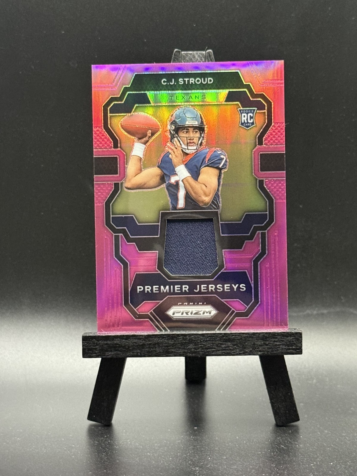 CJ STROUD 2023 Panini Prizm Premier Jerseys Pink Prizm RC #PJ-CJS