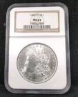 1885-O $1 Morgan Silver Dollar NGC MS 63 White 6750
