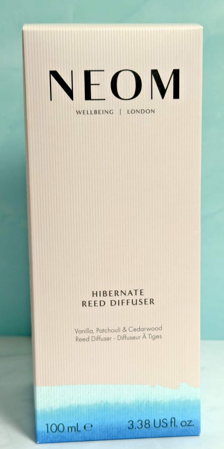 NEOM Hibernate Reed Diffuser 100ml Vanilla Patchouli Cedarwood NWB RRP£45 Free🚚