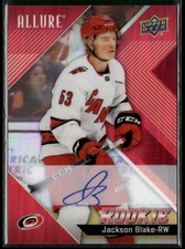 2024-25 Upper Deck Allure Auto Red Rainbow Jackson Blake Auto #143