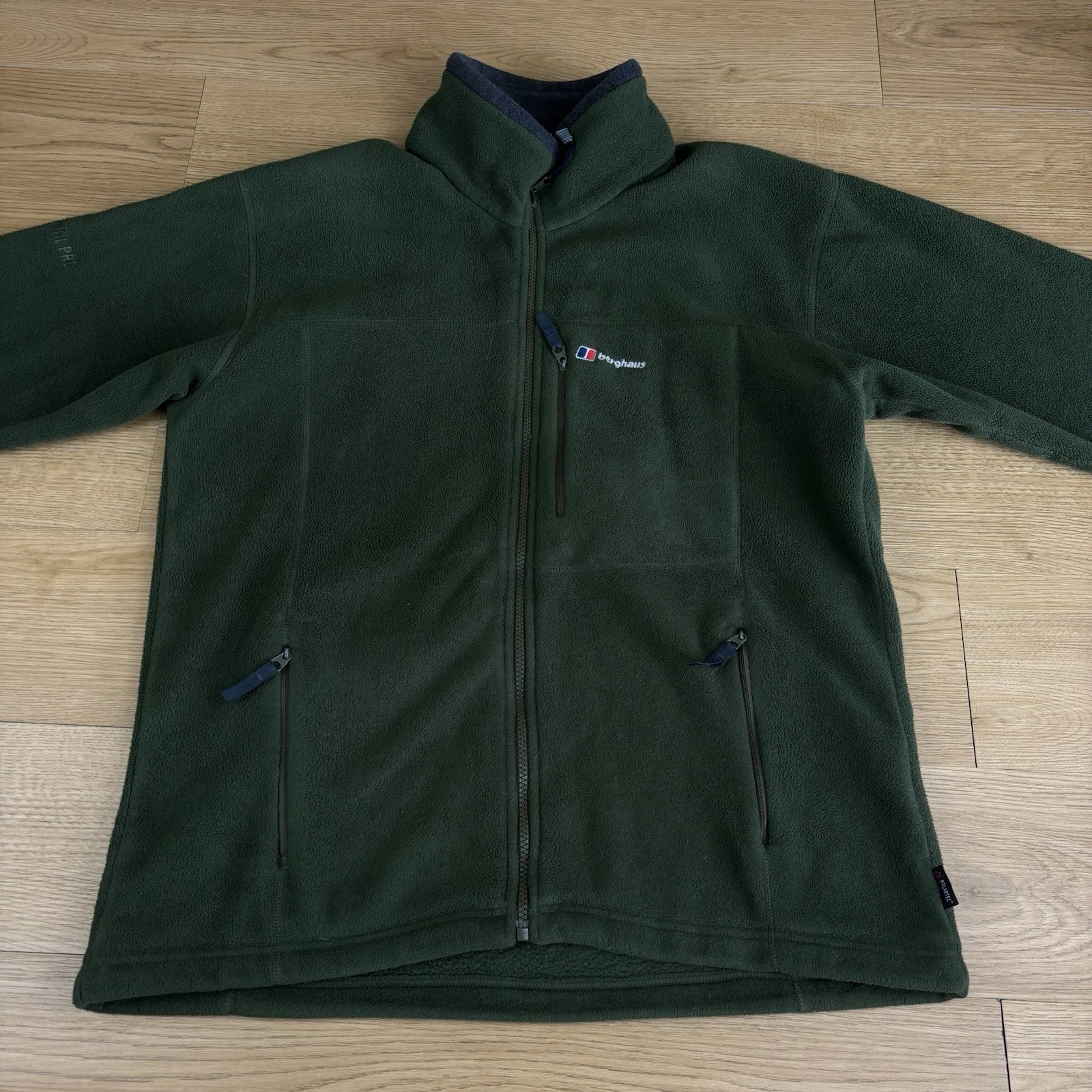 Berghaus Polartec Thermal Pro Fleece Jacket Mens Medium Khaki Green Full Zip
Opens in a new window o