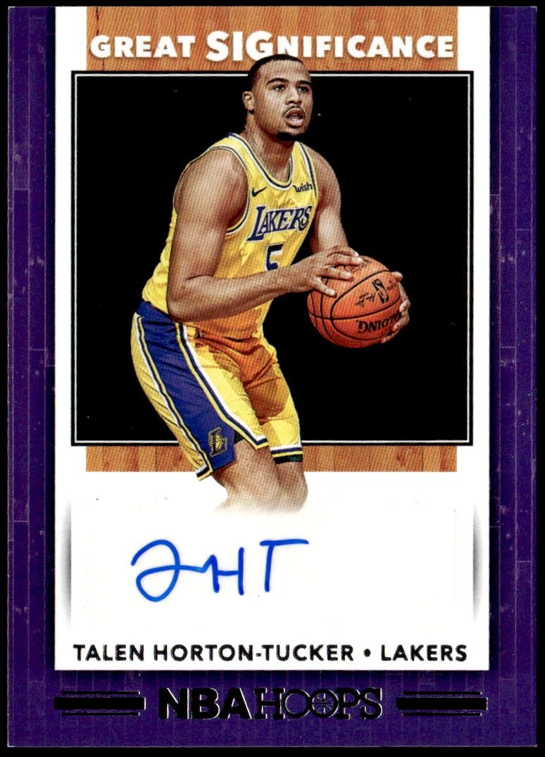 2019-20 Panini NBA Hoops - Talen Horton-Tucker #GS-THT for sale | eBay