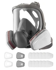 VEVOR Respirator Mask Reusable Respirator Full Face Gas Cover Filters for Dust