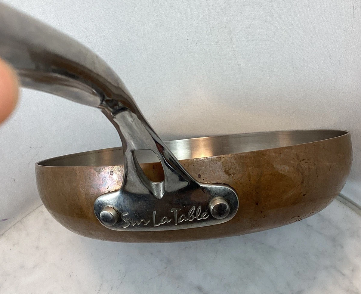 Vintage SUR LA TABLE Heavy Copper Stainless Lined Sauce Pan 10” Italy
Opens in a new window or tab