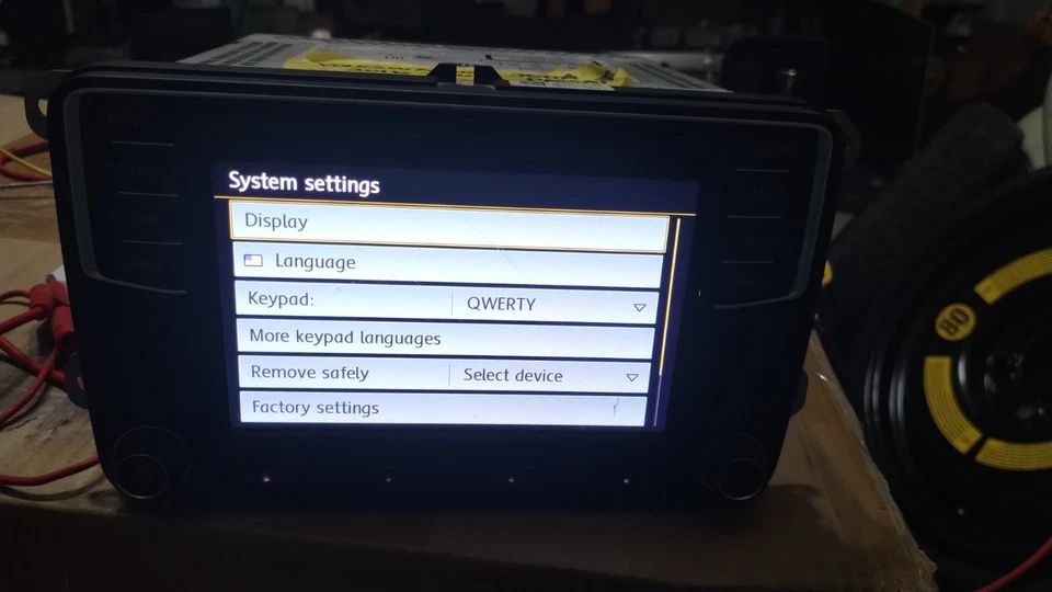 Volkswagen Jetta Passat 2016-2017 receptor de radio sin identificación de navegación 5C0035200A Foto 3 de 4