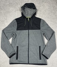 Under Armour Hoodie Mens Small Gray Coldgear Infrared Loose Fit Full Zip Jacket