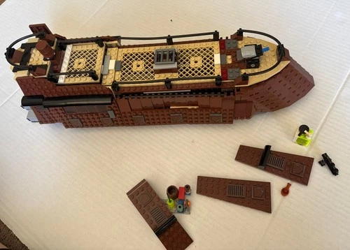 Lego Set #6210 Star Wars Jabba's Sail Barge Ship Retired Incomplete