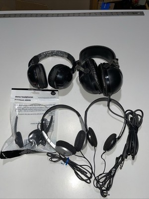 5pc Headphone Lot Pioneer, Scullcandy, Koss. All In Working Condition