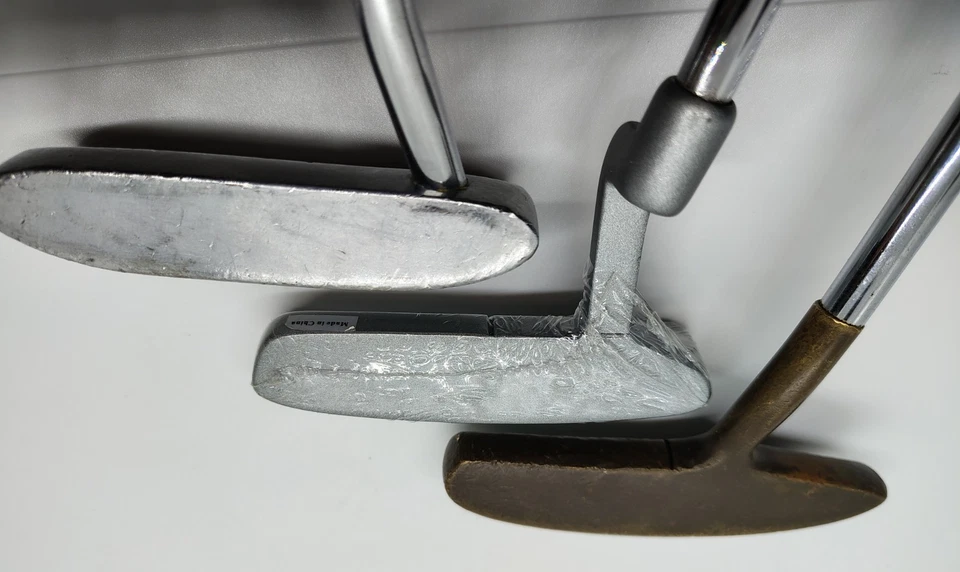 LOT OF 3 GOLF PUTTERS MEN'S RH SPALDING EXECUTIVE 2, BEL AIRE, GENERIC NEW HEAD - Image 3 of 4