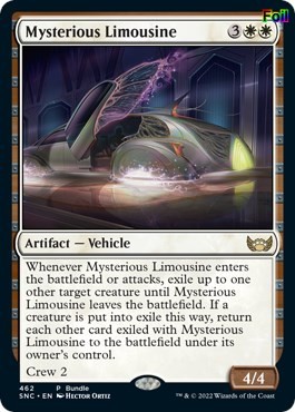 Foil Mysterious Limousine - 462 - LP - Unique and Miscellaneous Promos