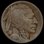 1916 s 5C Buffalo Nickel Circulated Coin
