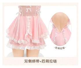 Sexy Lingerie Maid Uniform Babydoll Dress Party Bar Club Servant Cosplay Costume