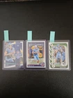 Set of 3 Drake Maye Panini Rookie Cards. Patriots.