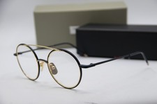 NEW THOM BROWNE TB-108-C-NVY-GLD NAVY GOLD AUTHENTIC FRAMES EYEGLASSES 50-21